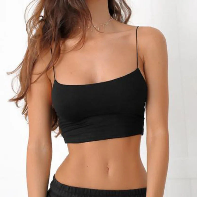 BLACK HALTER TOPS WOMEN