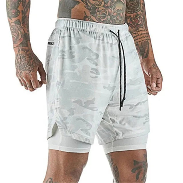 Sportswear Double-deck Running Shorts