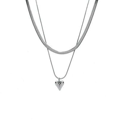 Love Heart Pendant Necklace for Women