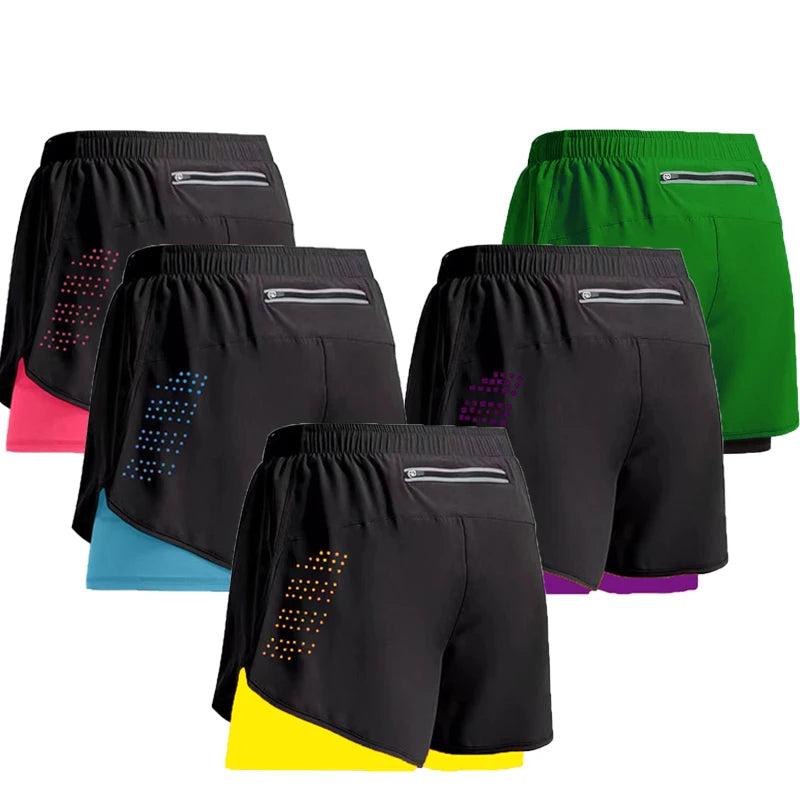 New Men Running Shorts Gym Sports