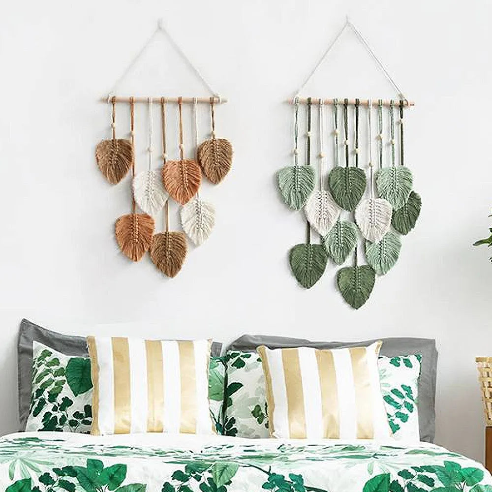 Leaf Macrame Wall Hanging