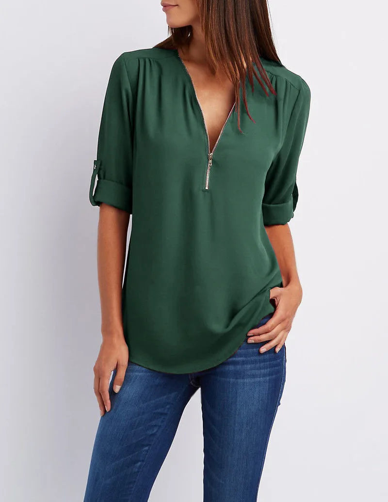 WOMEN NECK BLOUSE