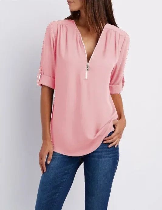 WOMEN NECK BLOUSE