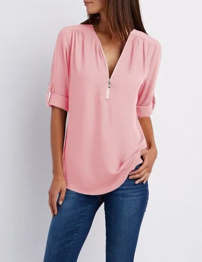 WOMEN NECK BLOUSE