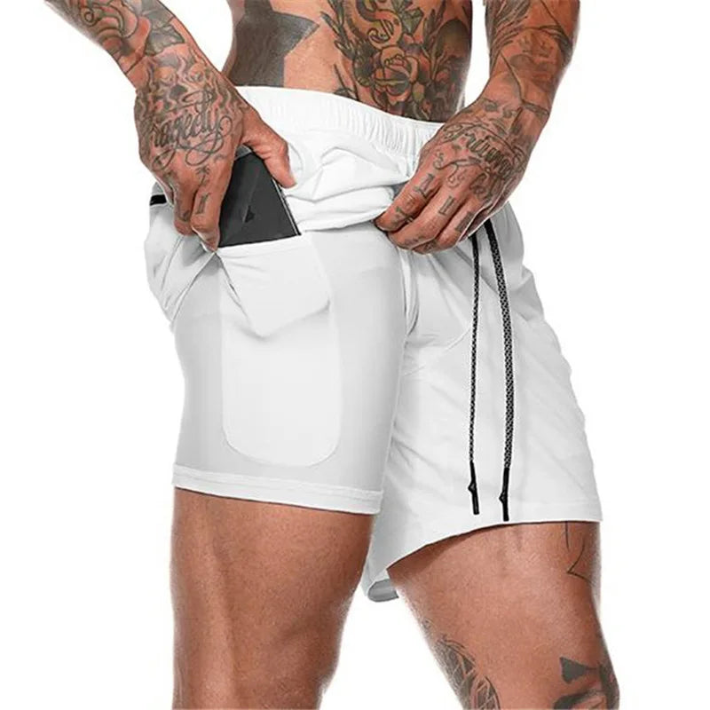 Sportswear Double-deck Running Shorts