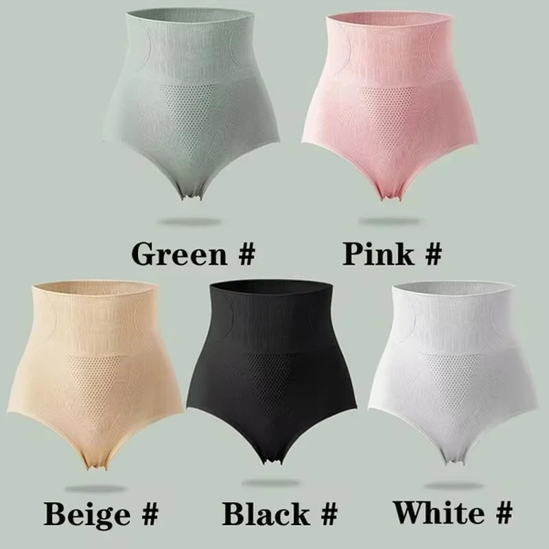 FINETOO Women High Waist Shaping Panties