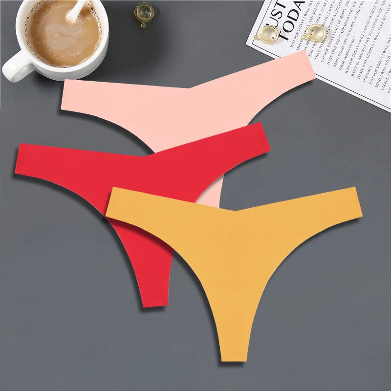 Women Ice Silk Seamless Underpants