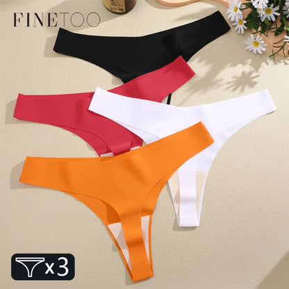 Women Ice Silk Seamless Underpants