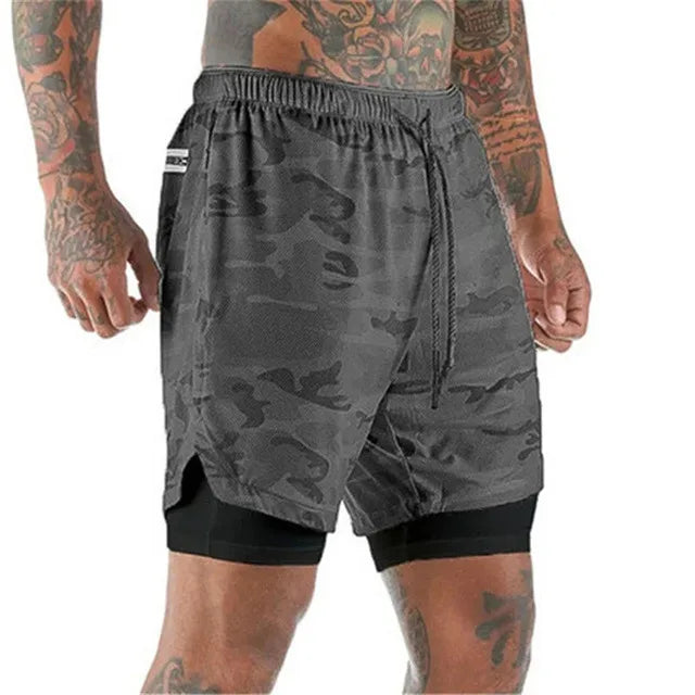 Sportswear Double-deck Running Shorts