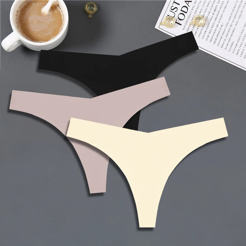 Women Ice Silk Seamless Underpants