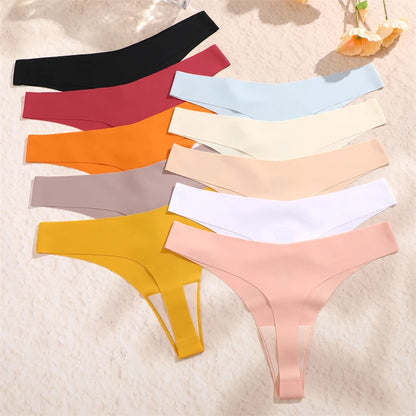 Women Ice Silk Seamless Underpants