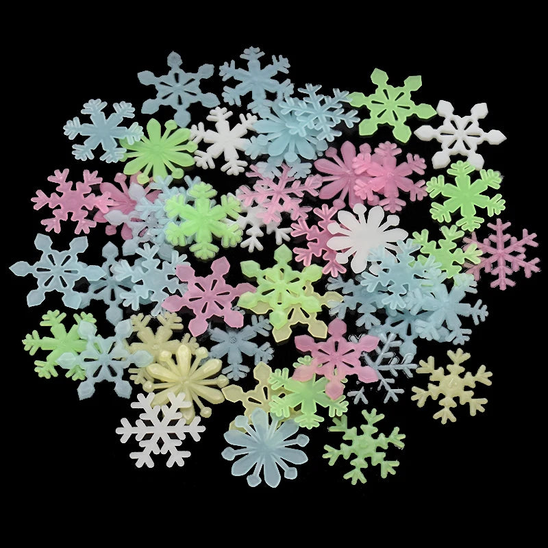 Luminous Snowflake Wall Stickers