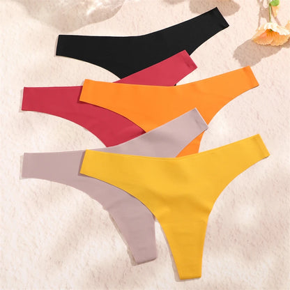 Women Ice Silk Seamless Underpants