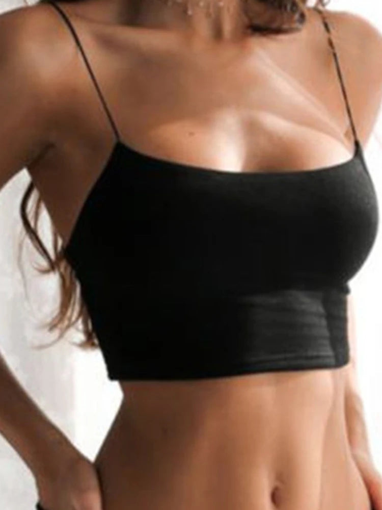 BLACK HALTER TOPS WOMEN