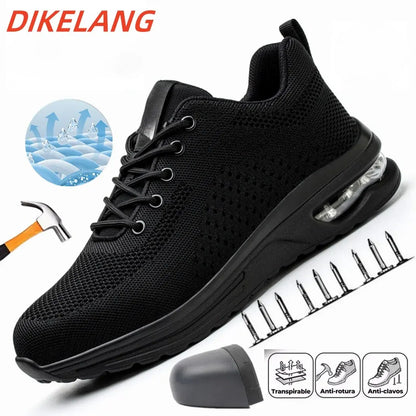 Air Cushion Work Safety Shoes For Men Women