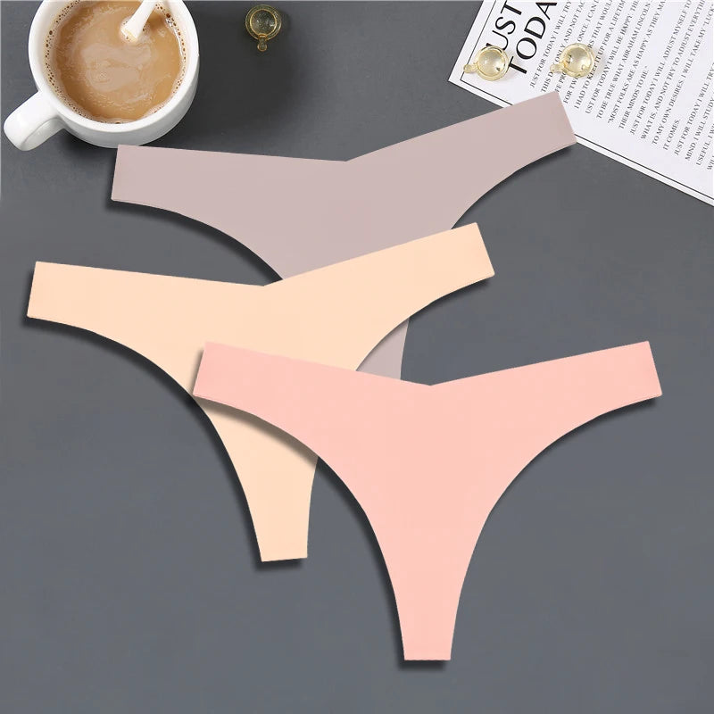 Women Ice Silk Seamless Underpants